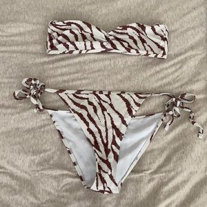 Boohoo zebra bikini